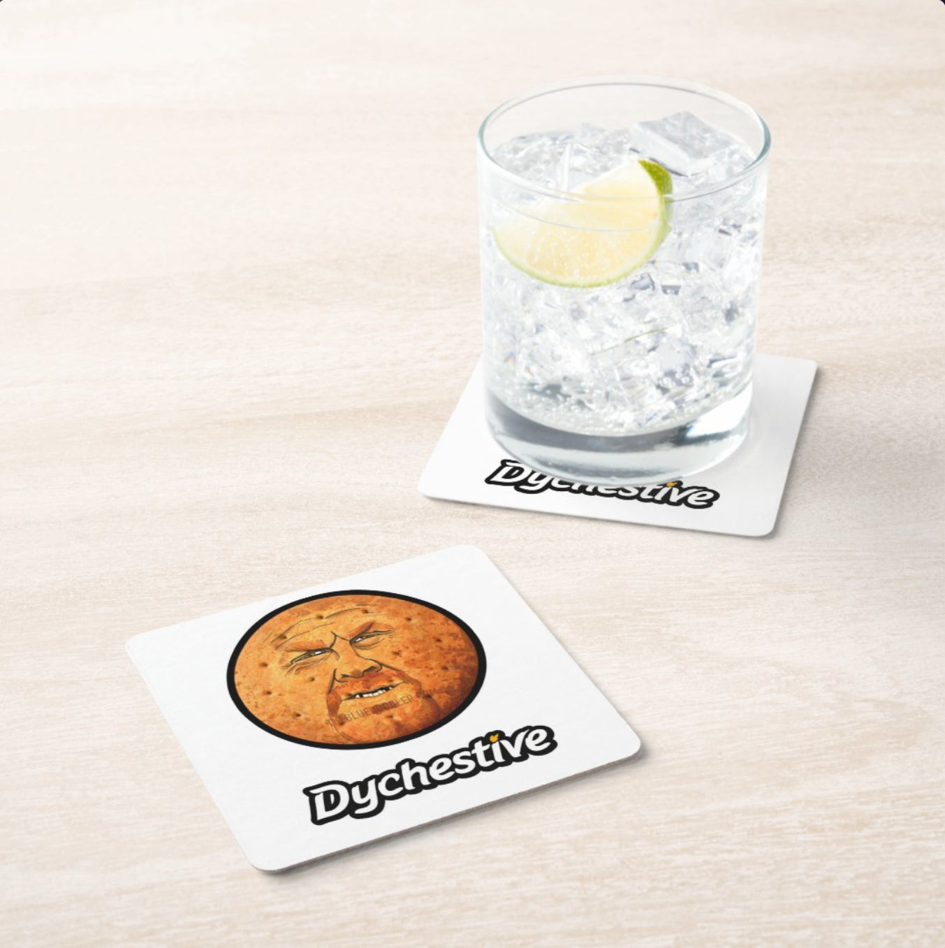 Sean Dyche ‘DYCHESTIVE’ square coaster