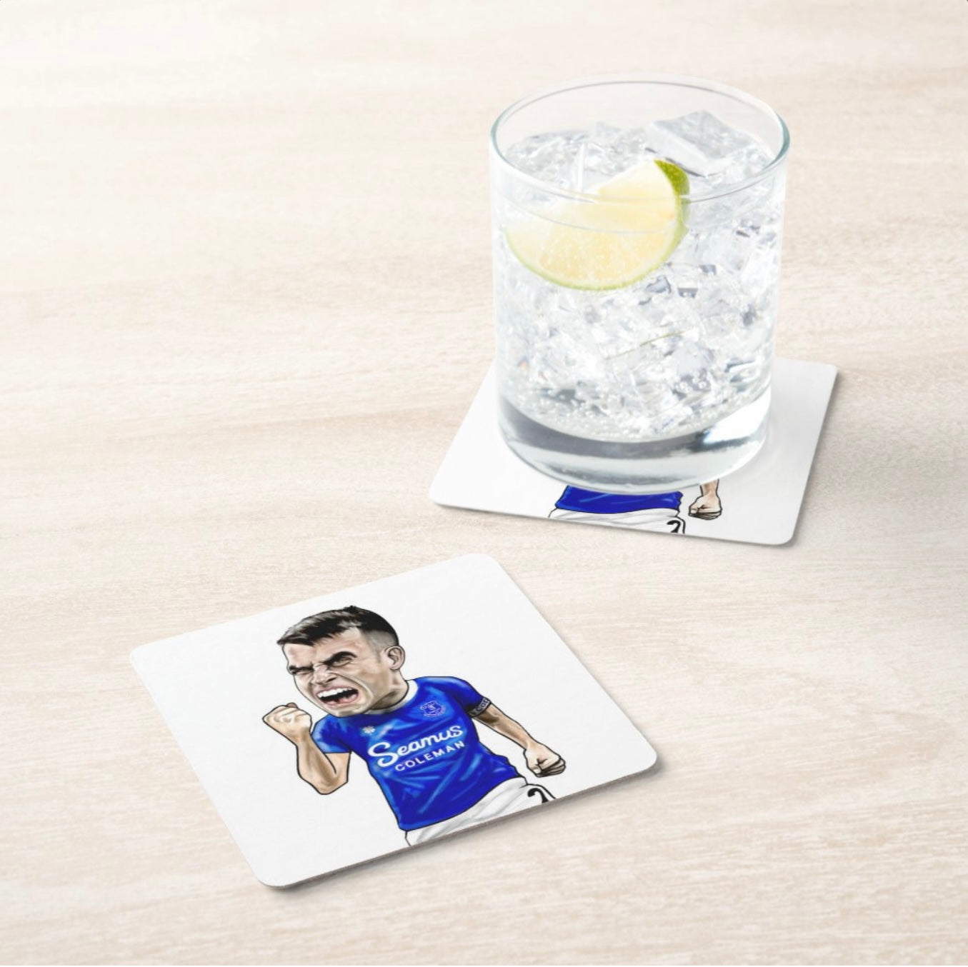 SEAMUS Coleman ‘CAPTAIN COLEMAN’ square coaster