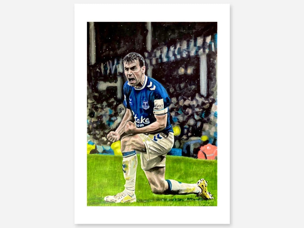 A4 Seamus Coleman Everton print