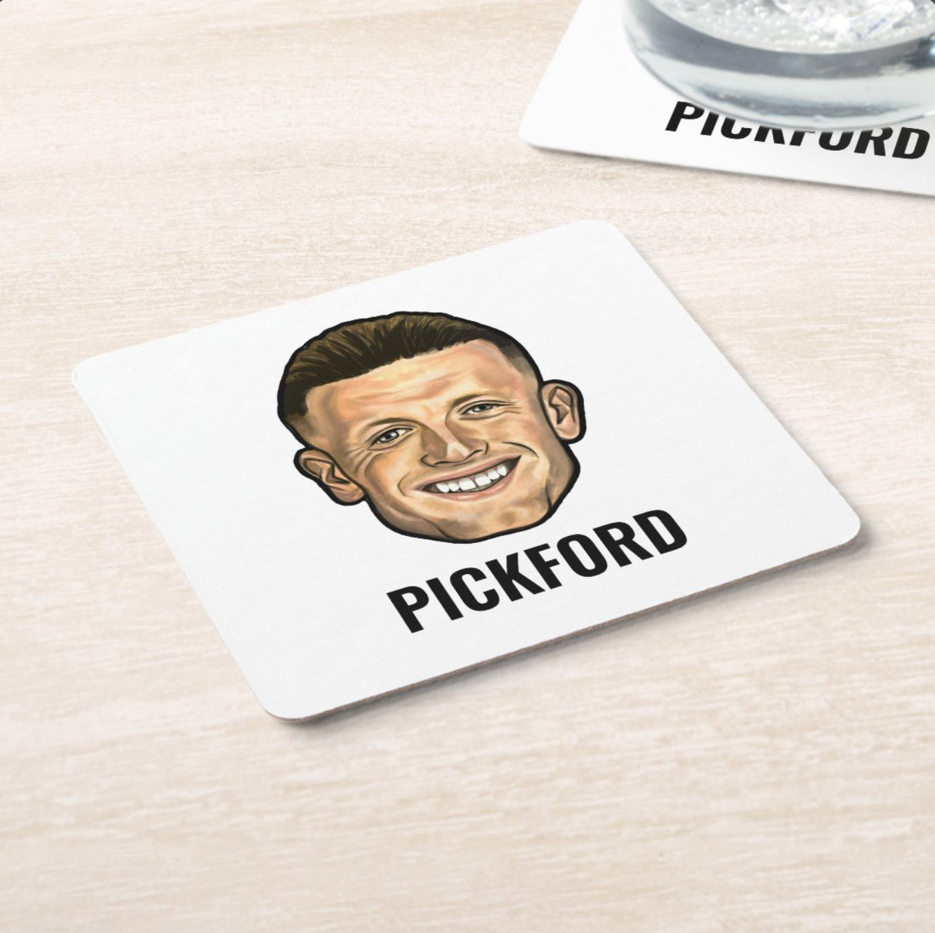 Jordan Pickford coaster