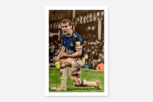 A4 Seamus Coleman Everton print