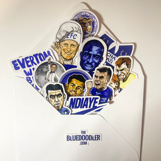 Bluedoodler sticker 3 PACK