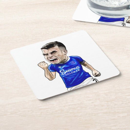 SEAMUS Coleman ‘CAPTAIN COLEMAN’ square coaster