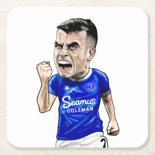 SEAMUS Coleman ‘CAPTAIN COLEMAN’ square coaster