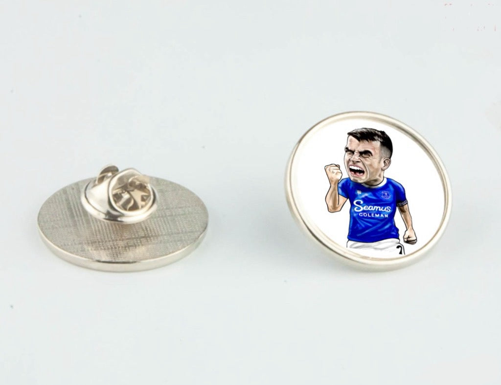 Everton Seamus Coleman pin badge