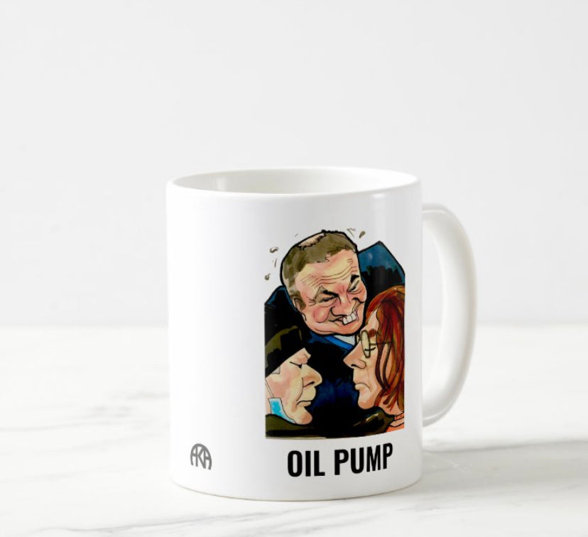 ‘OIL PUMP’ mug