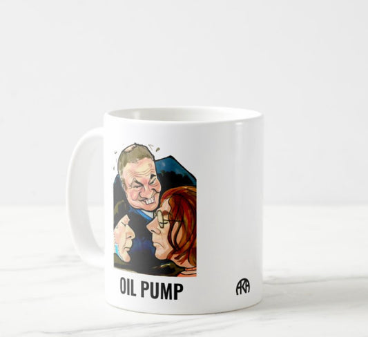 ‘OIL PUMP’ mug