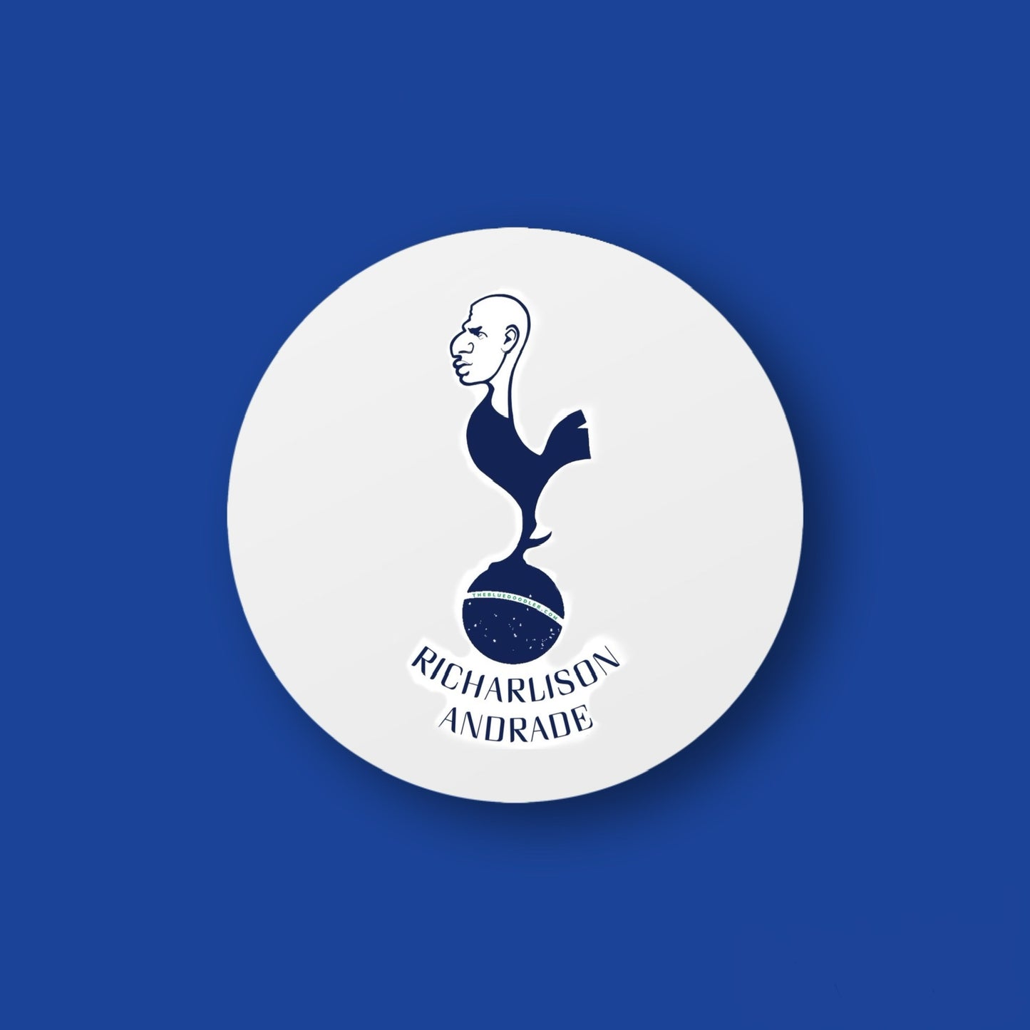 Richarlison Tottenham crest round coaster