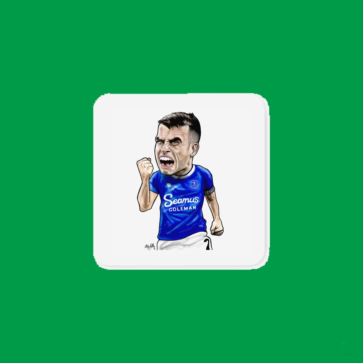 SEAMUS Coleman ‘CAPTAIN COLEMAN’ square coaster