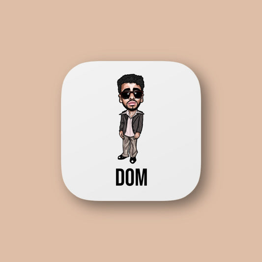 DOM NYC square coaster