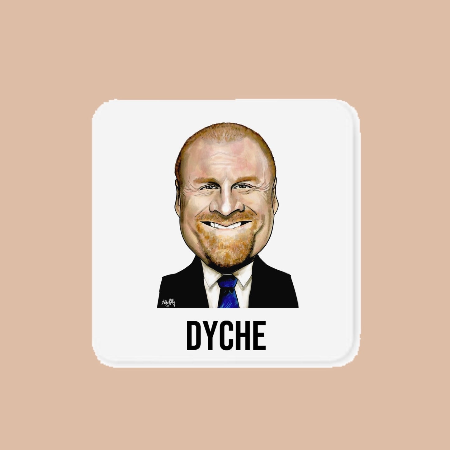 Sean Dyche square coaster