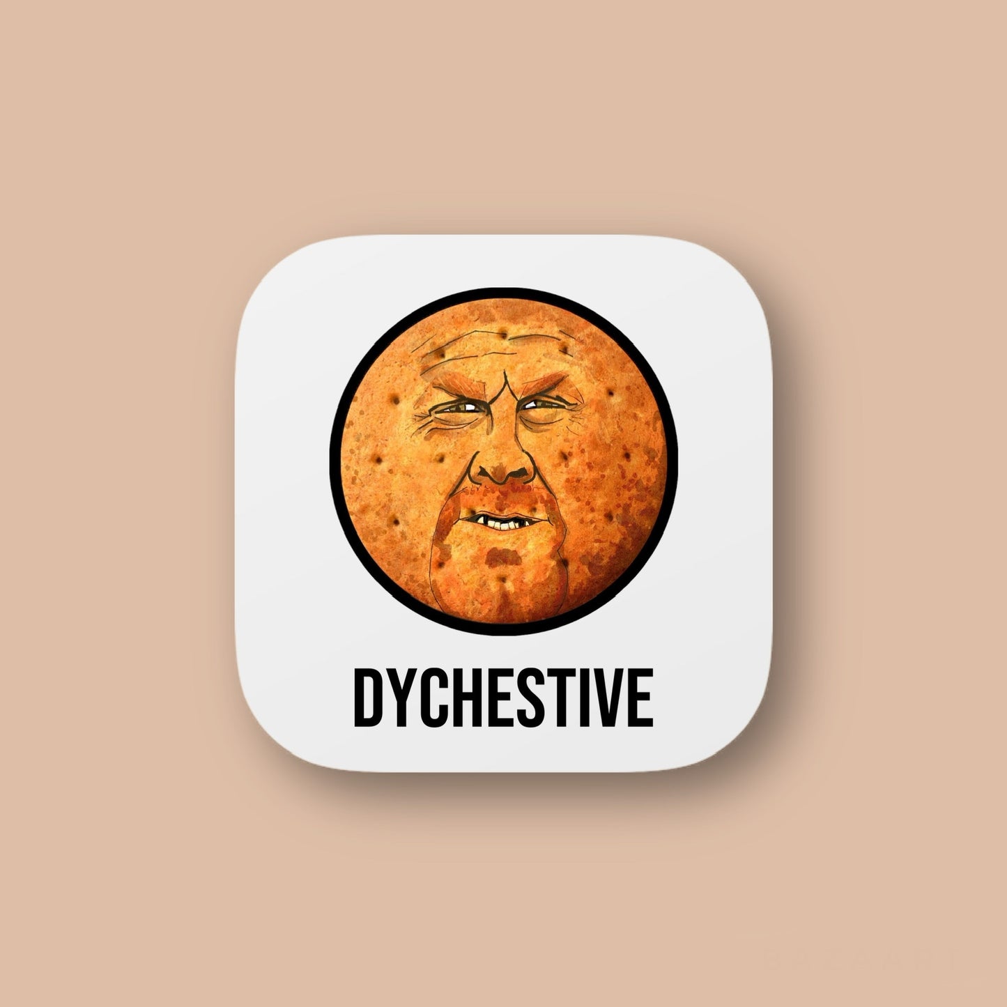 Sean Dyche ‘DYCHESTIVE’ square coaster