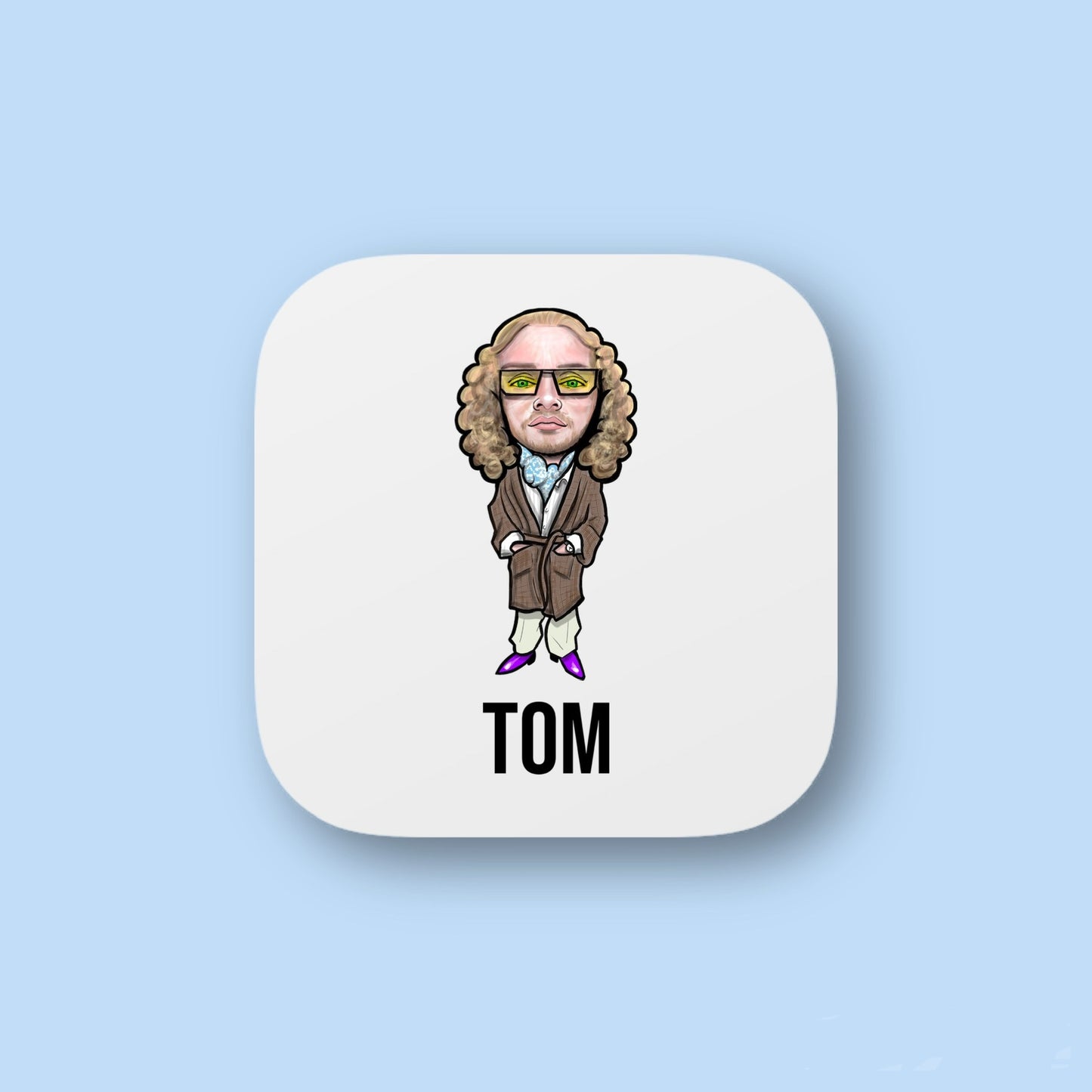 TOM NYC square coaster