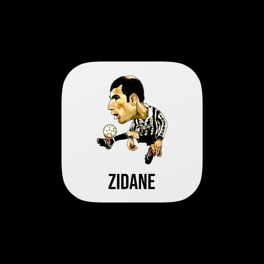 ZIDANE Juventus coaster